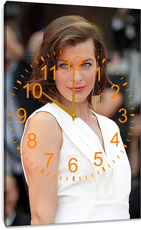 Часы картина - Милла Йовович. Milla Jovovich