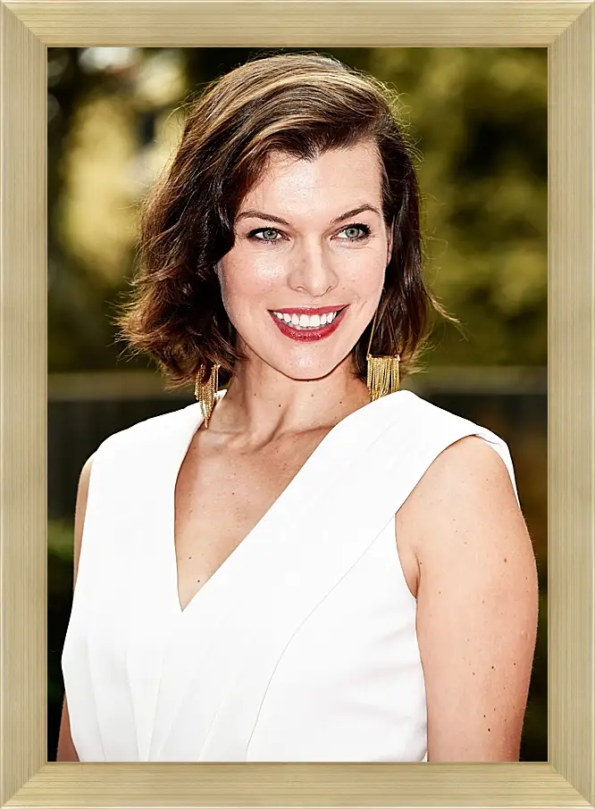 Картина в раме - Милла Йовович. Milla Jovovich