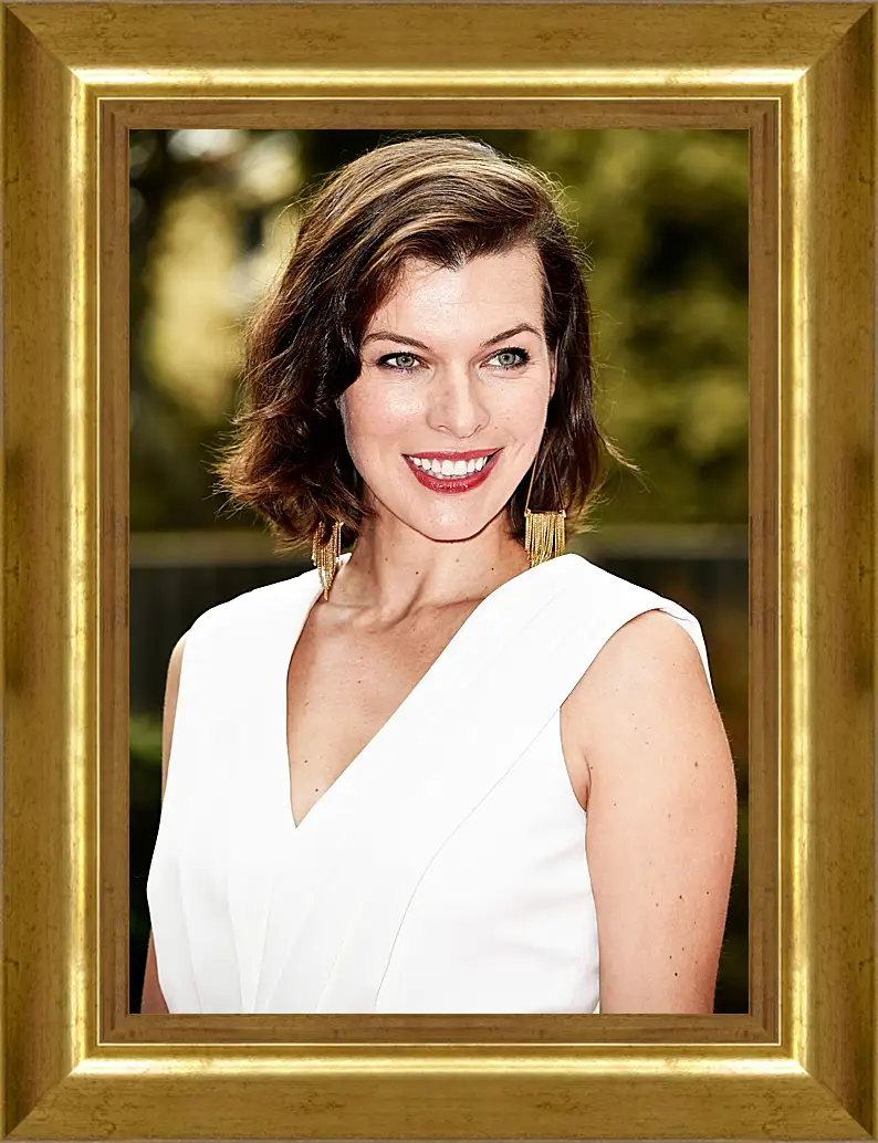 Картина в раме - Милла Йовович. Milla Jovovich