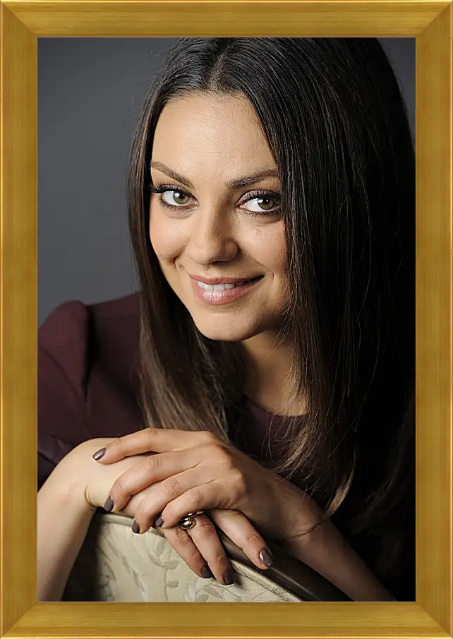 Картина в раме - Мила Кунис. Mila Kunis