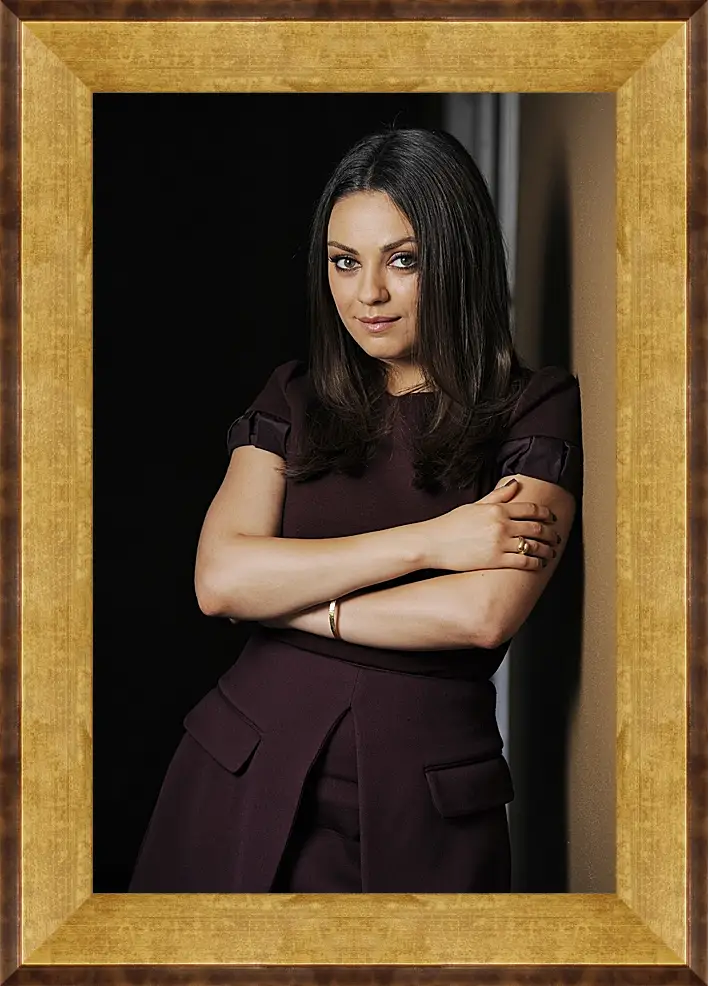 Картина в раме - Мила Кунис. Mila Kunis