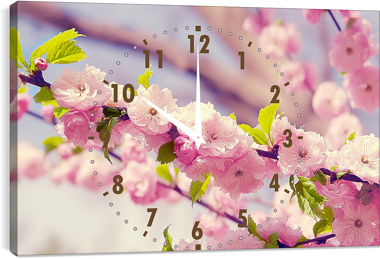 Часы картина - Весна