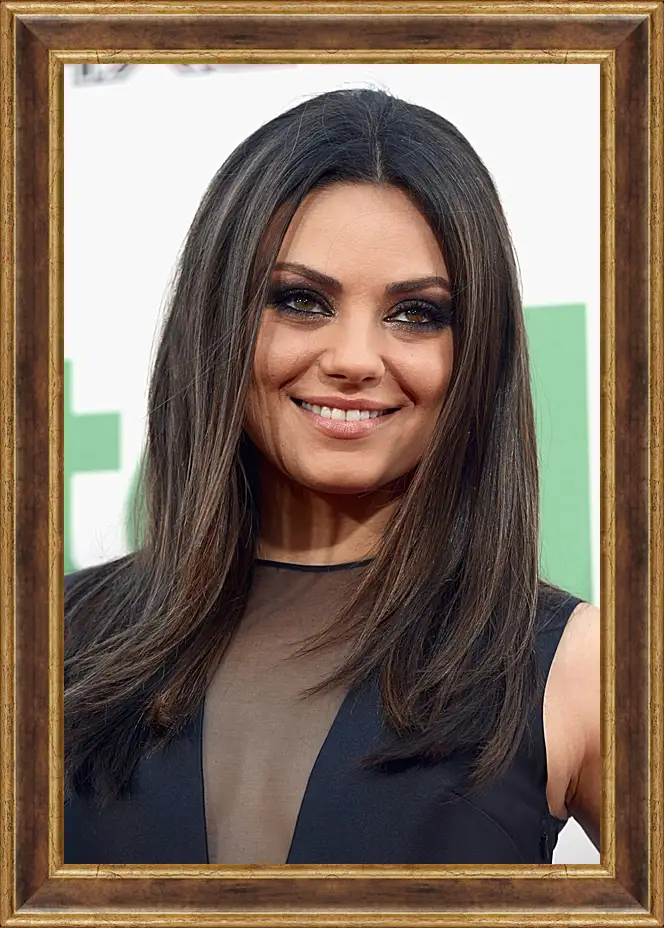 Картина в раме - Мила Кунис. Mila Kunis