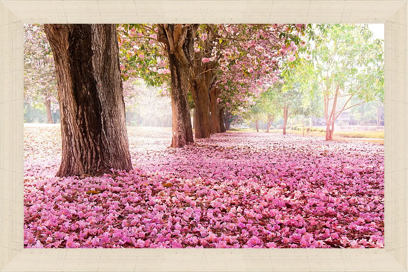 Картина в раме - Весна