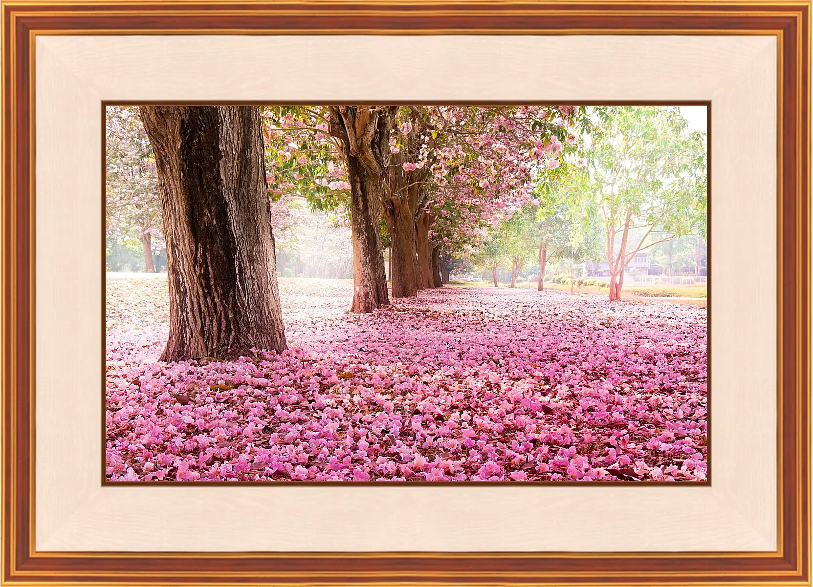 Картина в раме - Весна