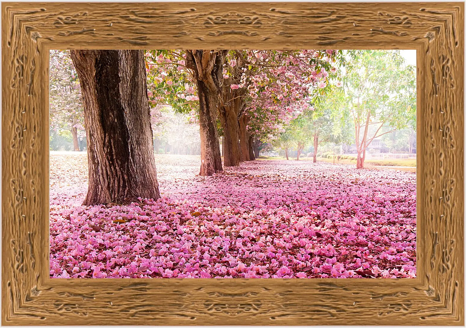 Картина в раме - Весна