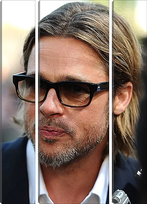 Модульная картина - Брэд Питт. Brad Pitt