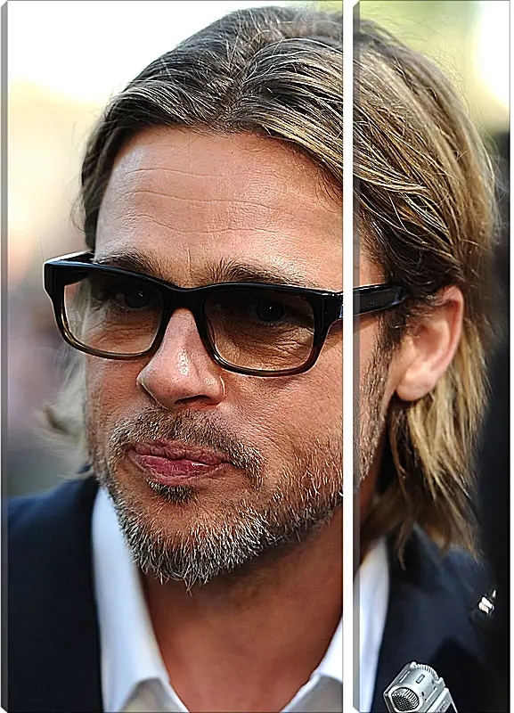 Модульная картина - Брэд Питт. Brad Pitt