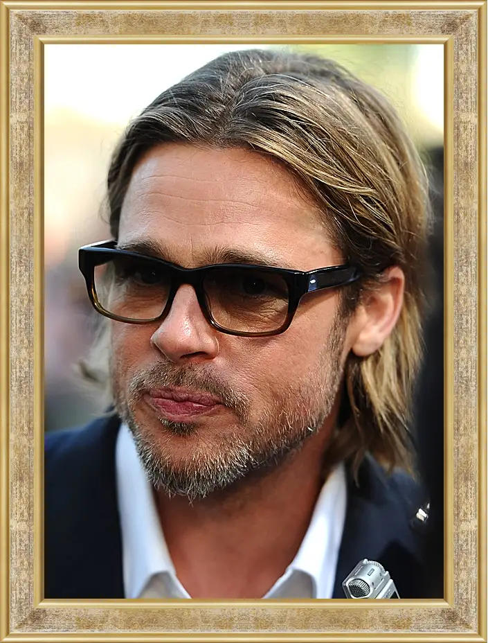 Картина в раме - Брэд Питт. Brad Pitt