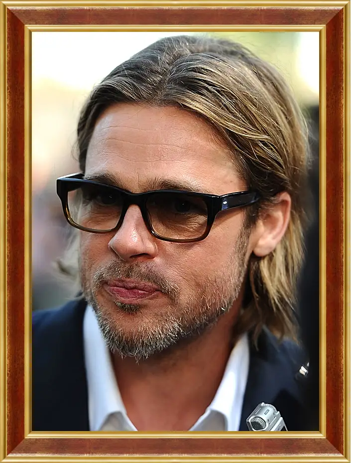 Картина в раме - Брэд Питт. Brad Pitt