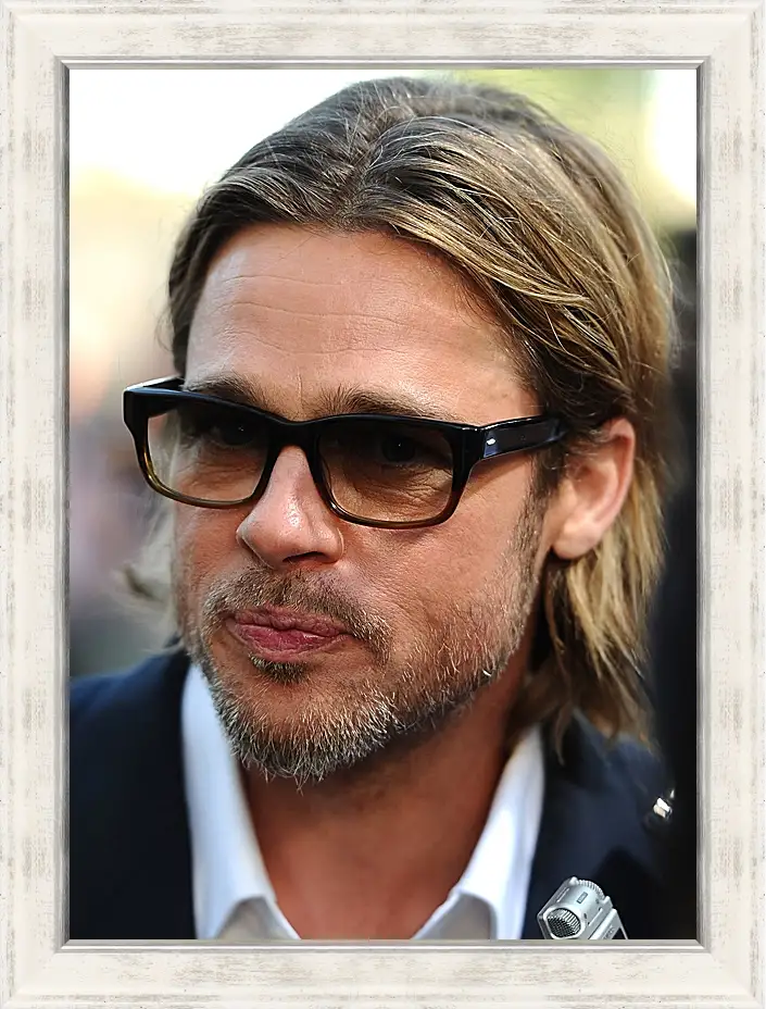 Картина в раме - Брэд Питт. Brad Pitt