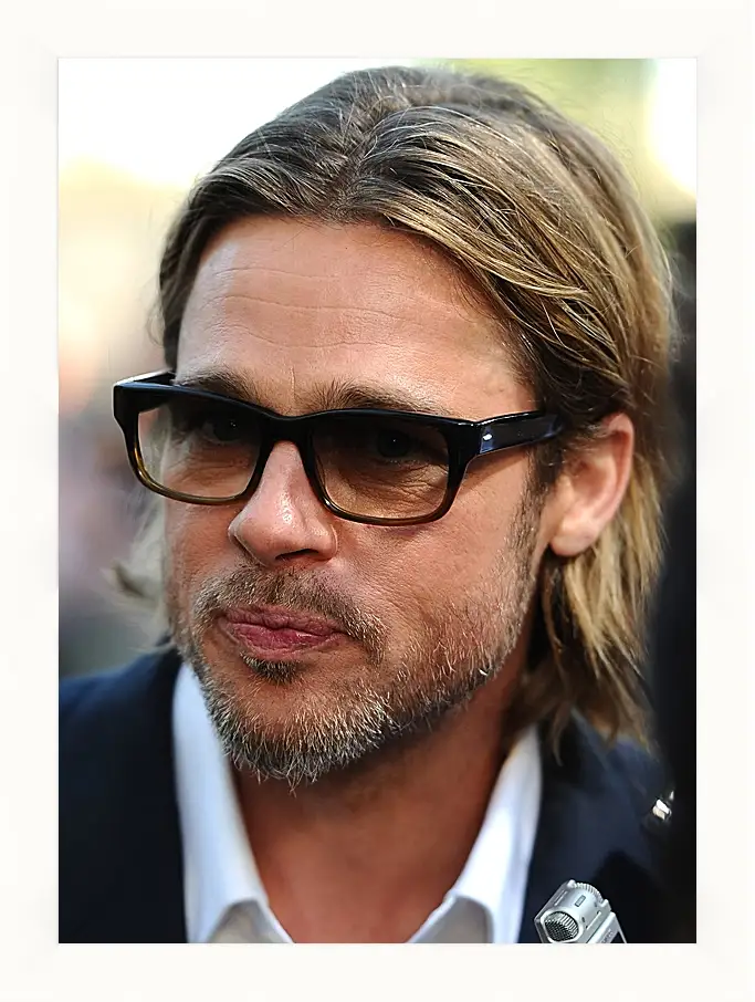 Картина в раме - Брэд Питт. Brad Pitt