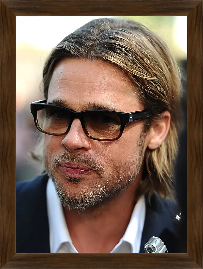 Картина в раме - Брэд Питт. Brad Pitt