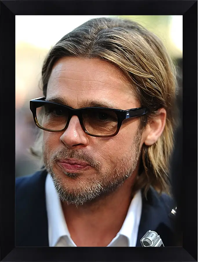 Картина в раме - Брэд Питт. Brad Pitt