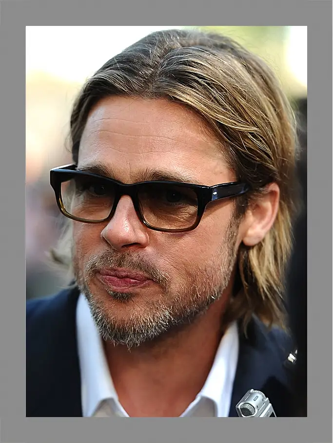 Картина в раме - Брэд Питт. Brad Pitt