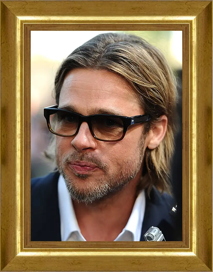 Картина в раме - Брэд Питт. Brad Pitt