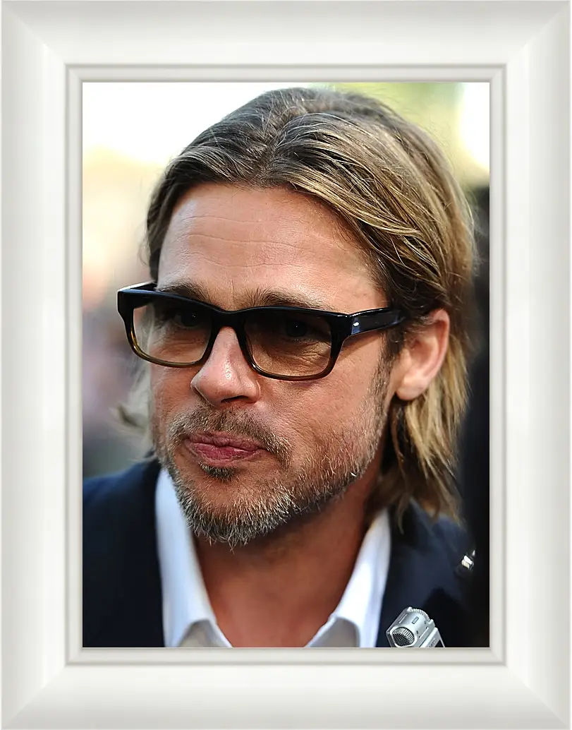 Картина в раме - Брэд Питт. Brad Pitt