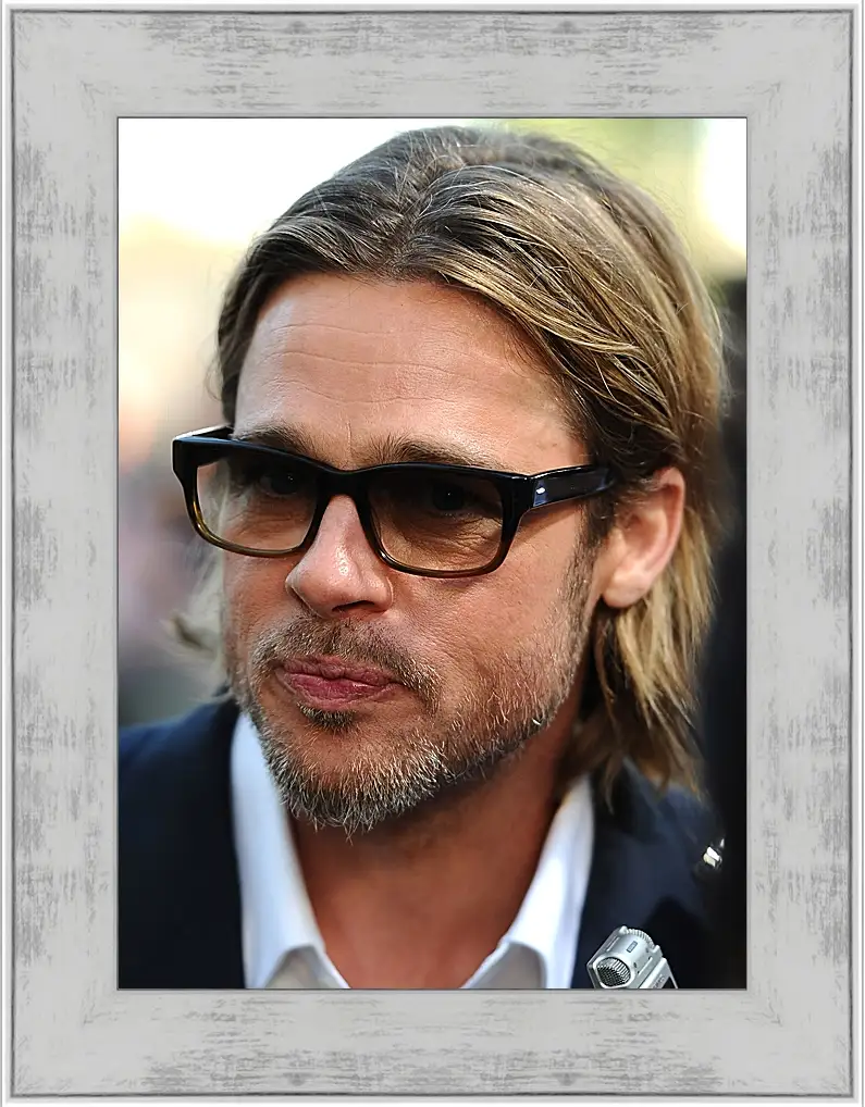 Картина в раме - Брэд Питт. Brad Pitt