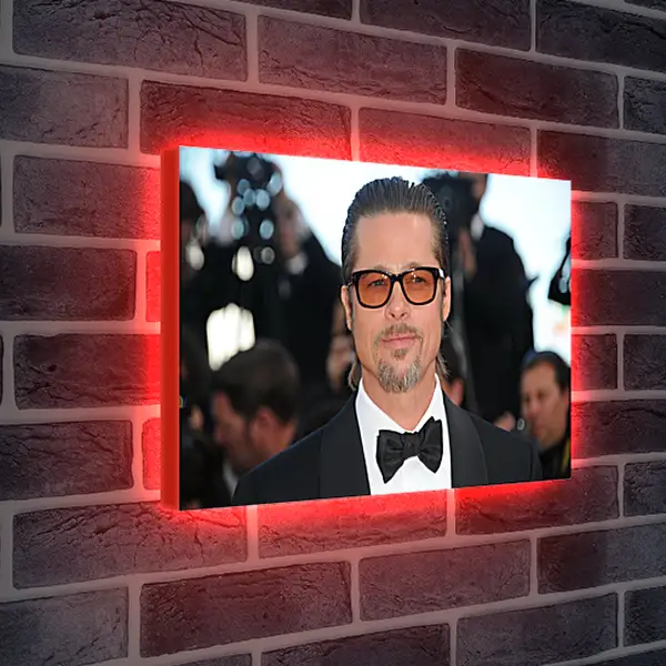 Лайтбокс световая панель - Брэд Питт. Brad Pitt