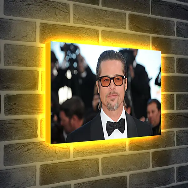 Лайтбокс световая панель - Брэд Питт. Brad Pitt