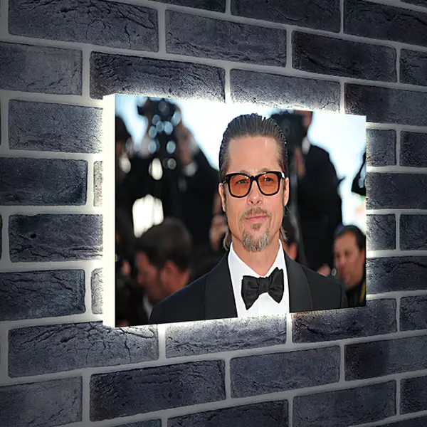 Лайтбокс световая панель - Брэд Питт. Brad Pitt