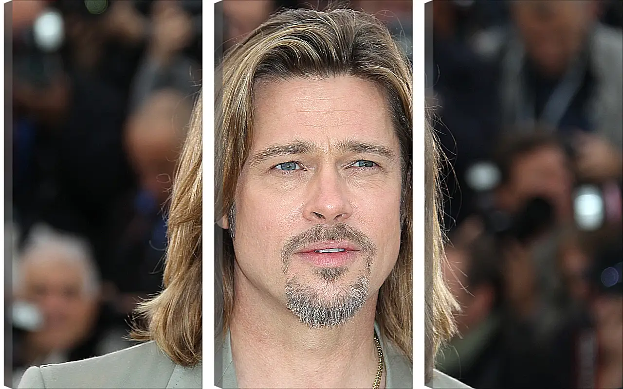 Модульная картина - Брэд Питт. Brad Pitt