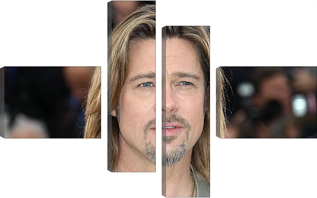 Модульная картина - Брэд Питт. Brad Pitt