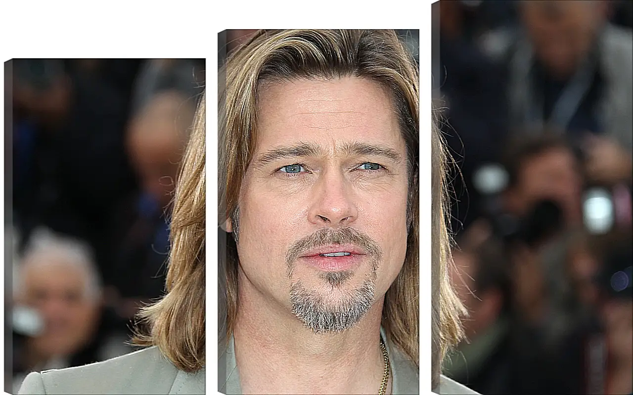 Модульная картина - Брэд Питт. Brad Pitt