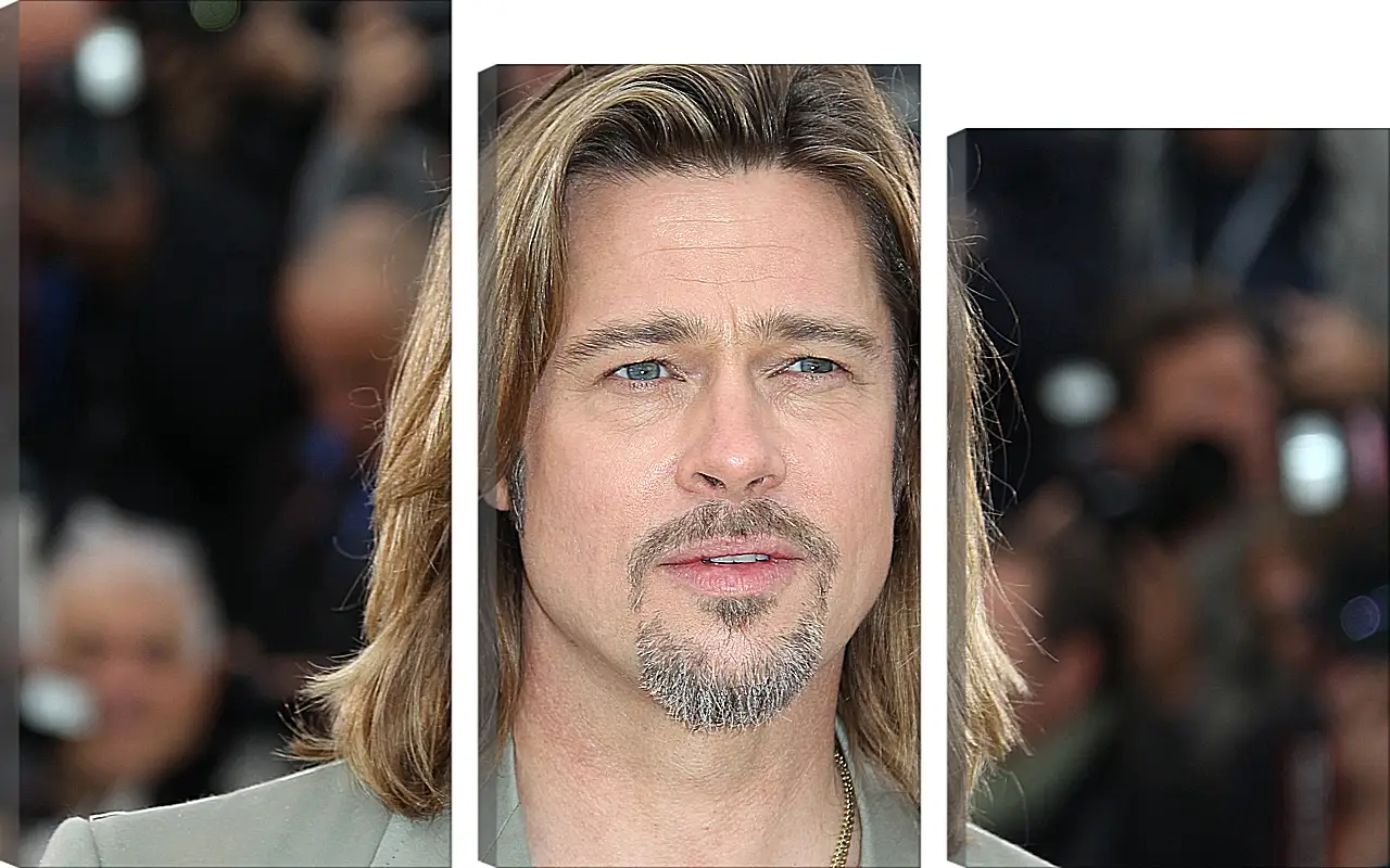 Модульная картина - Брэд Питт. Brad Pitt