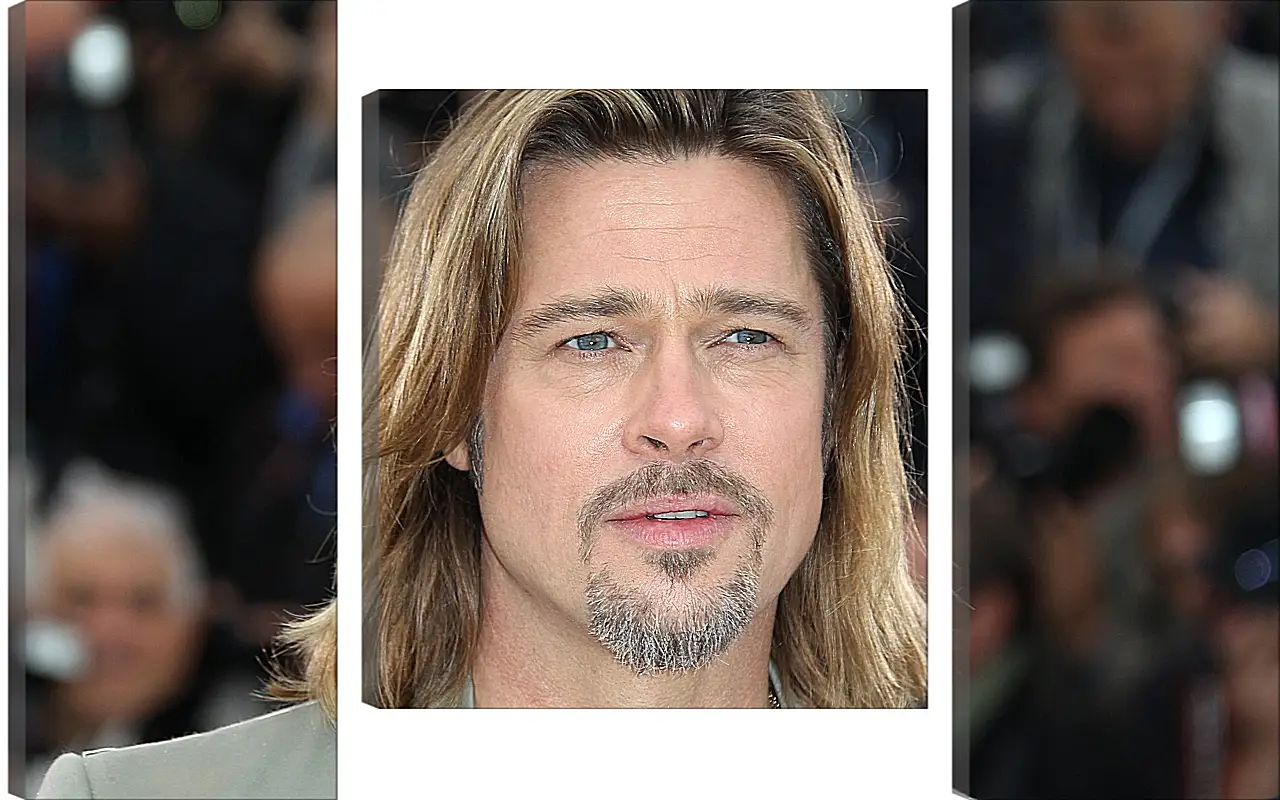 Модульная картина - Брэд Питт. Brad Pitt