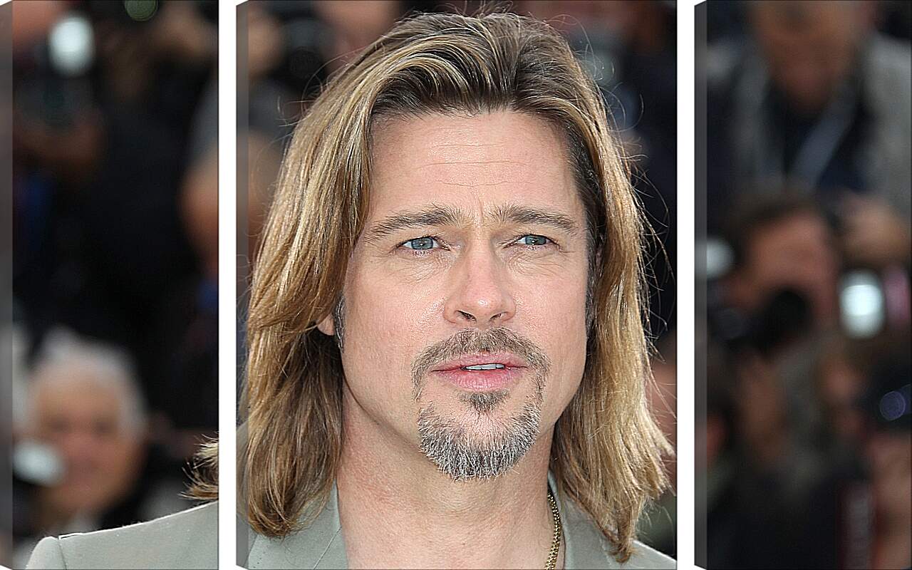 Модульная картина - Брэд Питт. Brad Pitt