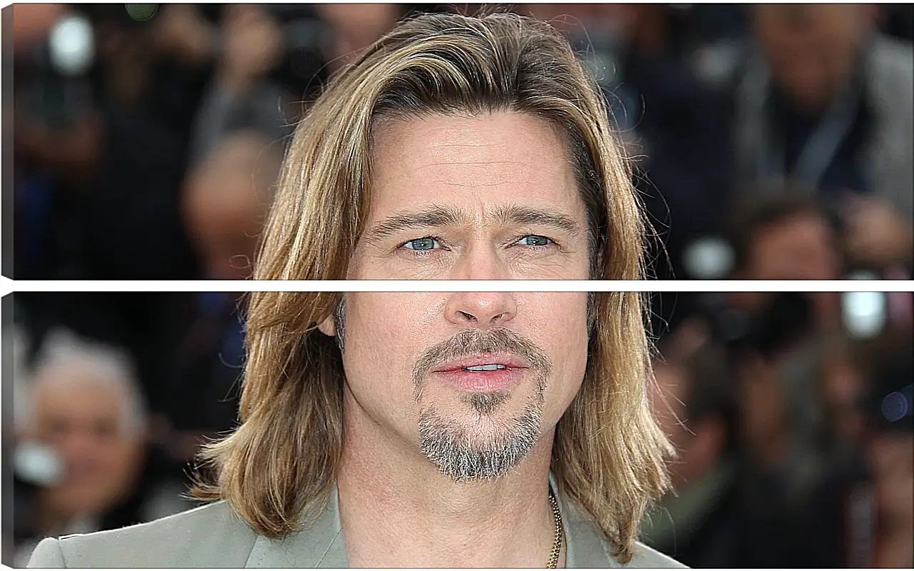 Модульная картина - Брэд Питт. Brad Pitt