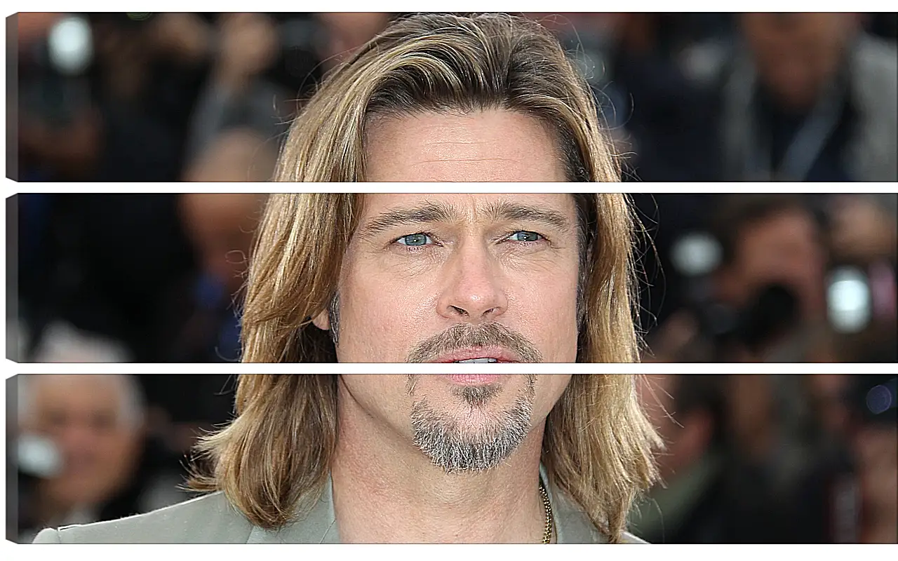 Модульная картина - Брэд Питт. Brad Pitt