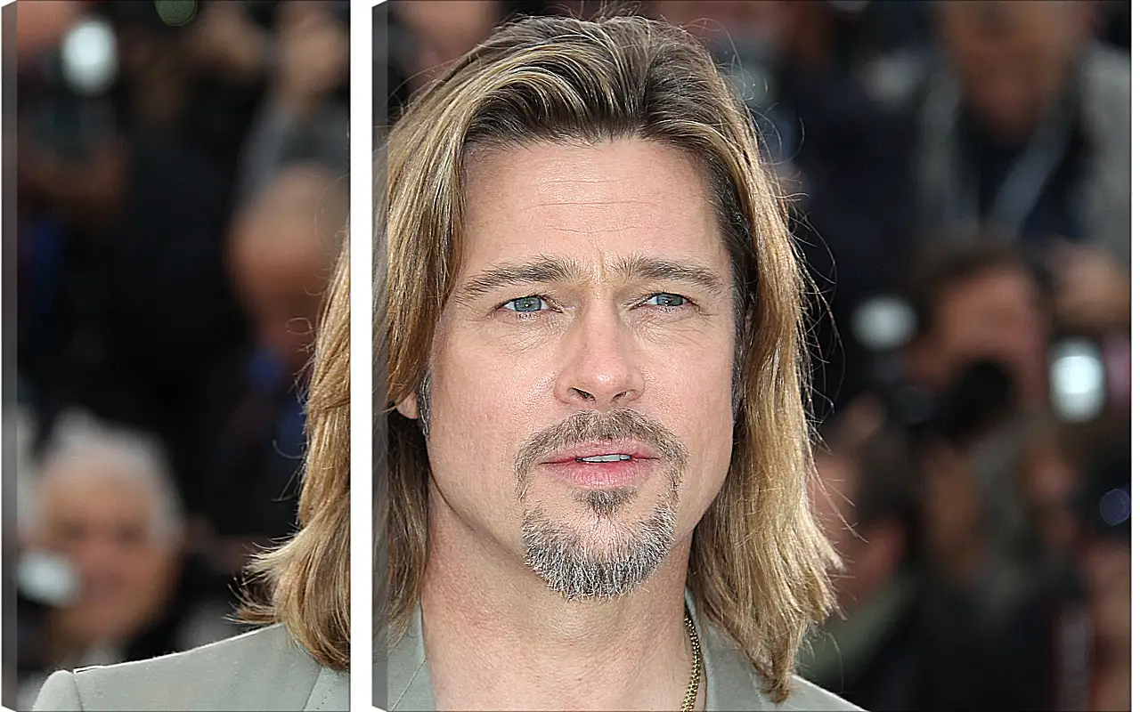 Модульная картина - Брэд Питт. Brad Pitt