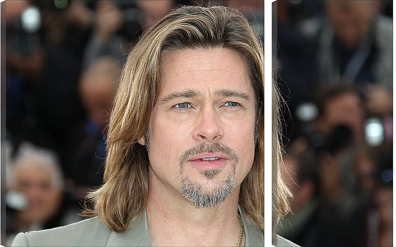 Модульная картина - Брэд Питт. Brad Pitt