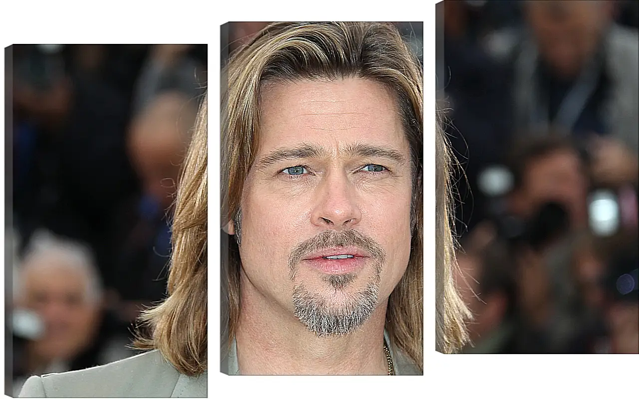 Модульная картина - Брэд Питт. Brad Pitt