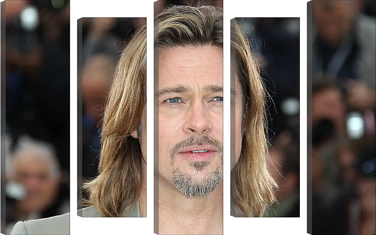 Модульная картина - Брэд Питт. Brad Pitt