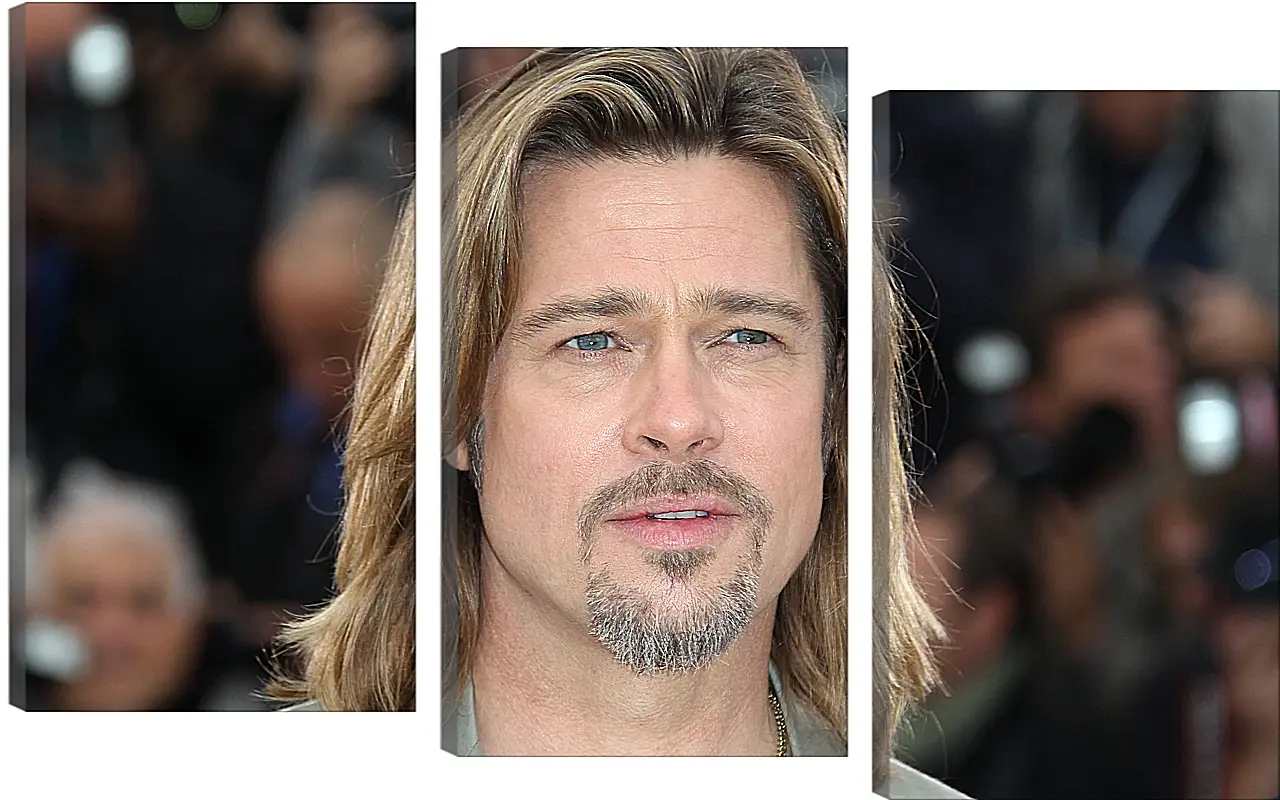 Модульная картина - Брэд Питт. Brad Pitt