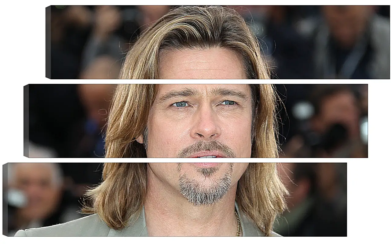 Модульная картина - Брэд Питт. Brad Pitt