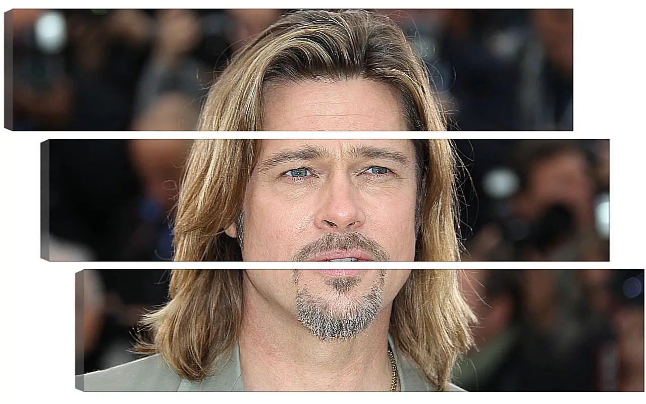 Модульная картина - Брэд Питт. Brad Pitt