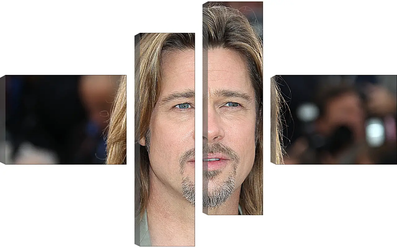 Модульная картина - Брэд Питт. Brad Pitt