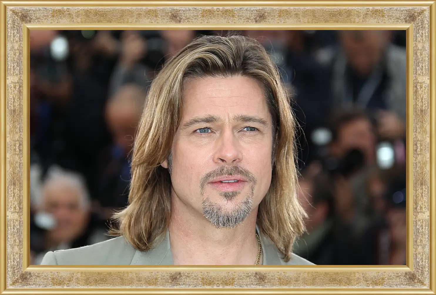 Картина в раме - Брэд Питт. Brad Pitt