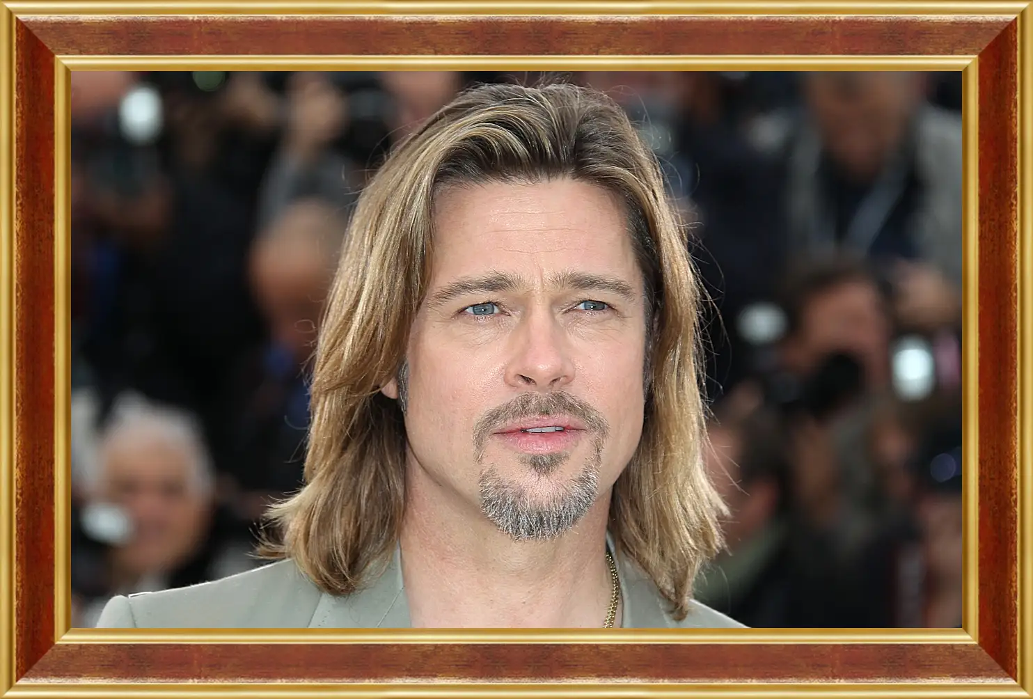 Картина в раме - Брэд Питт. Brad Pitt