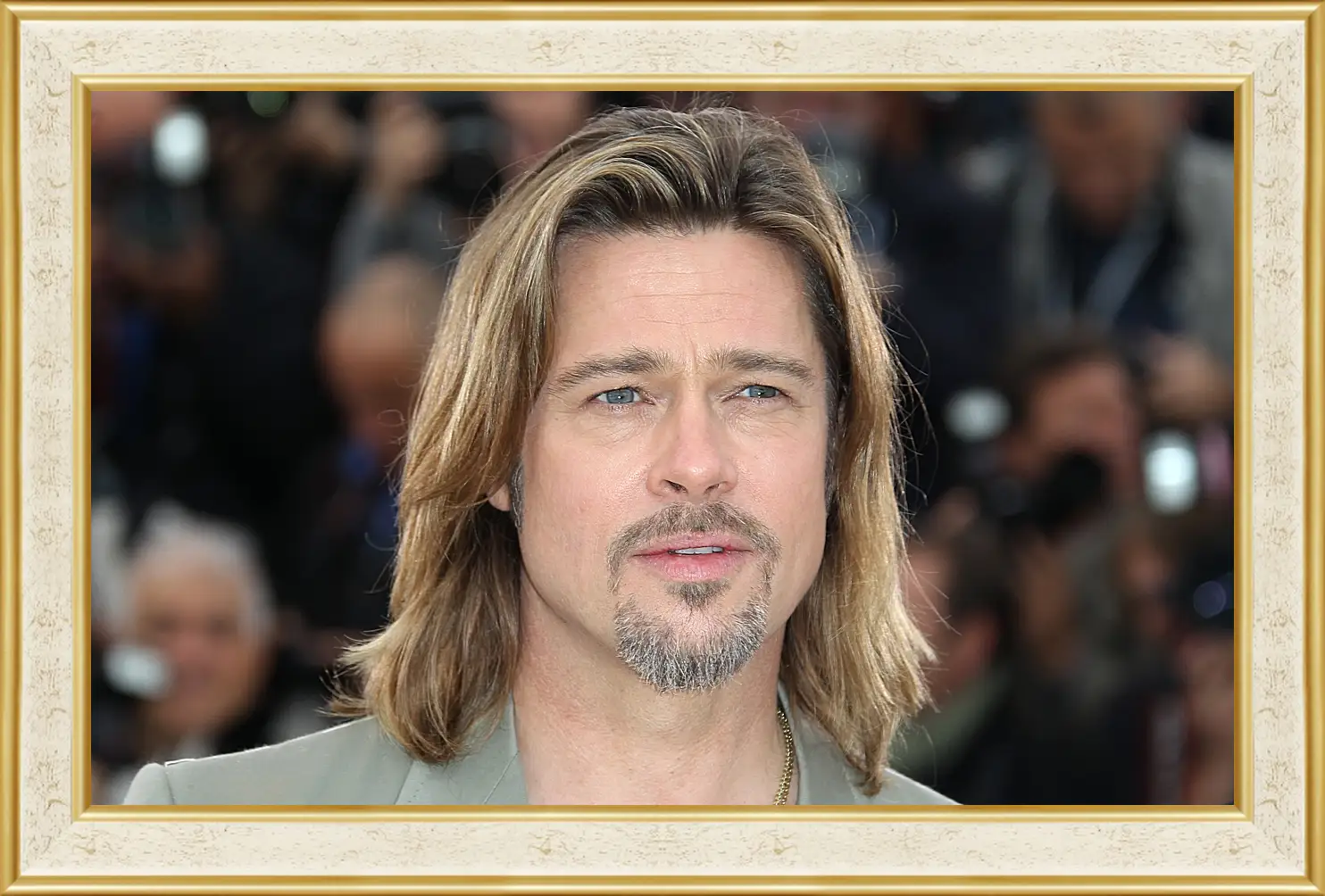 Картина в раме - Брэд Питт. Brad Pitt