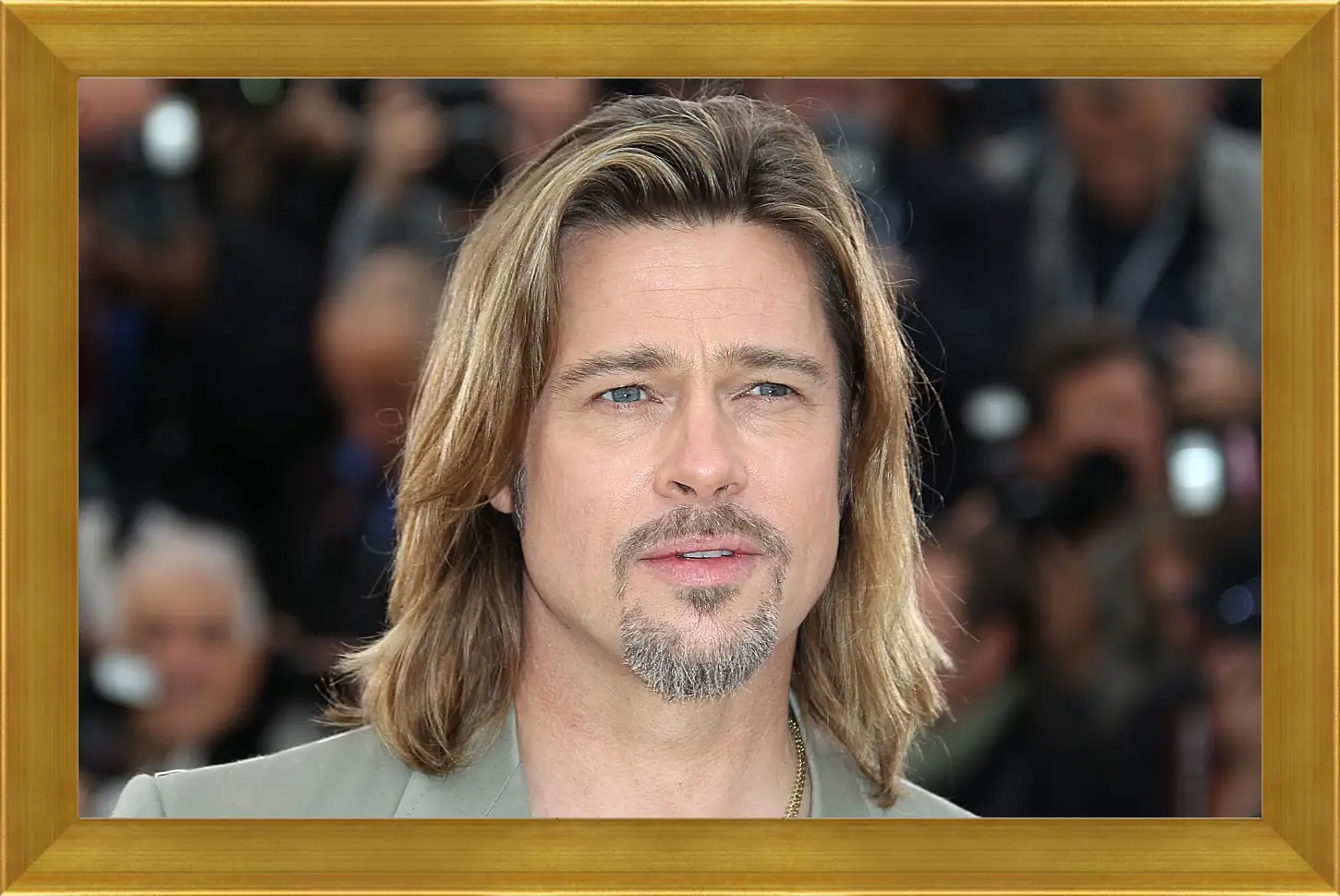 Картина в раме - Брэд Питт. Brad Pitt