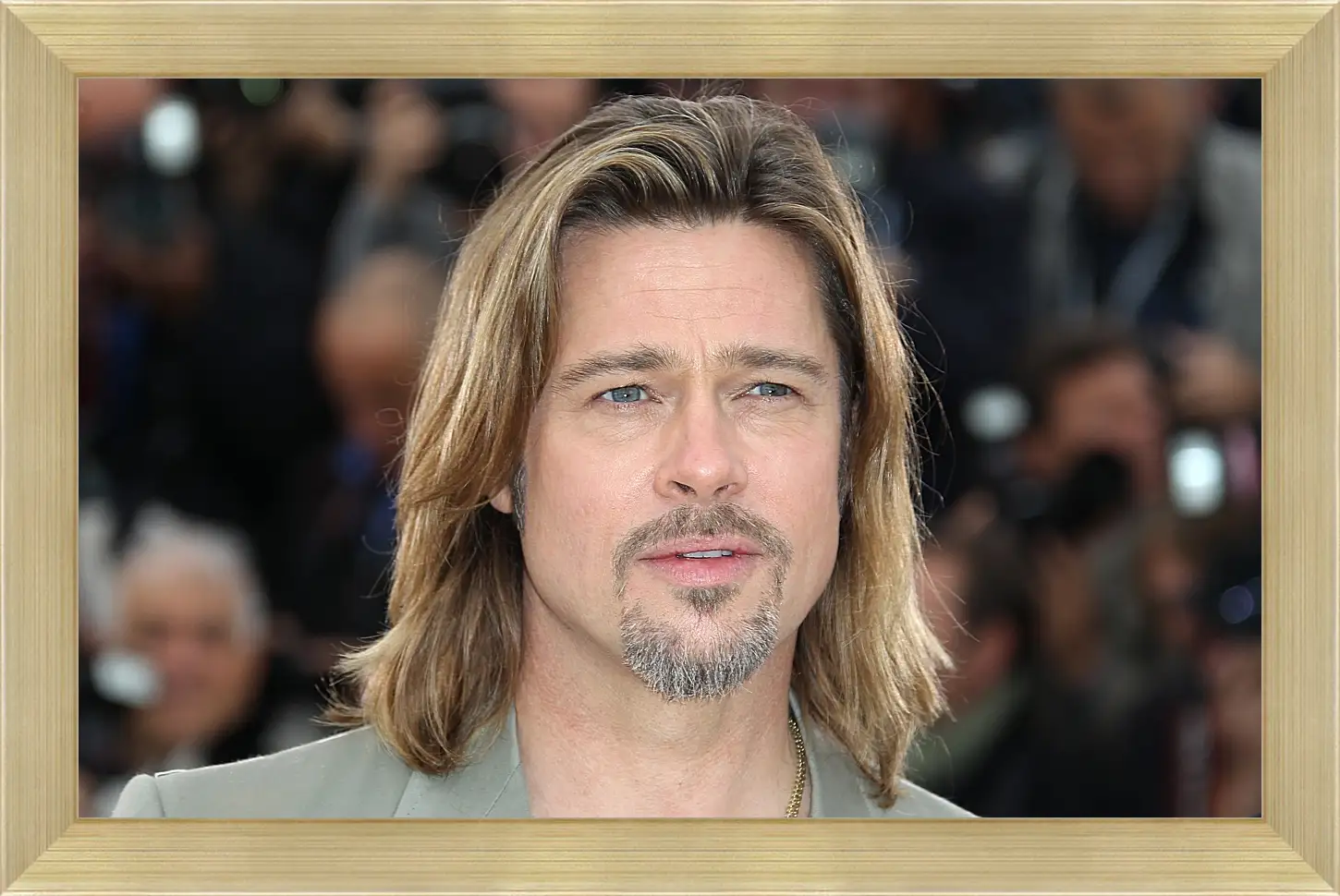 Картина в раме - Брэд Питт. Brad Pitt