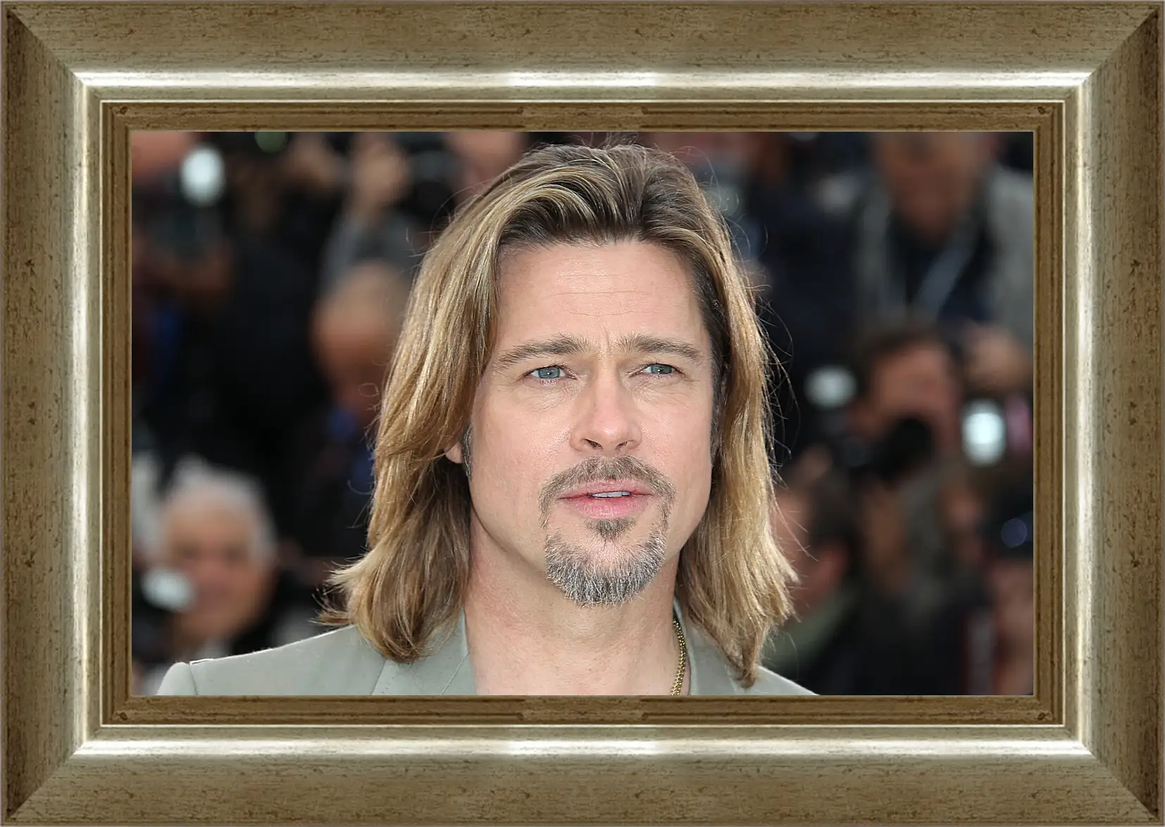 Картина в раме - Брэд Питт. Brad Pitt