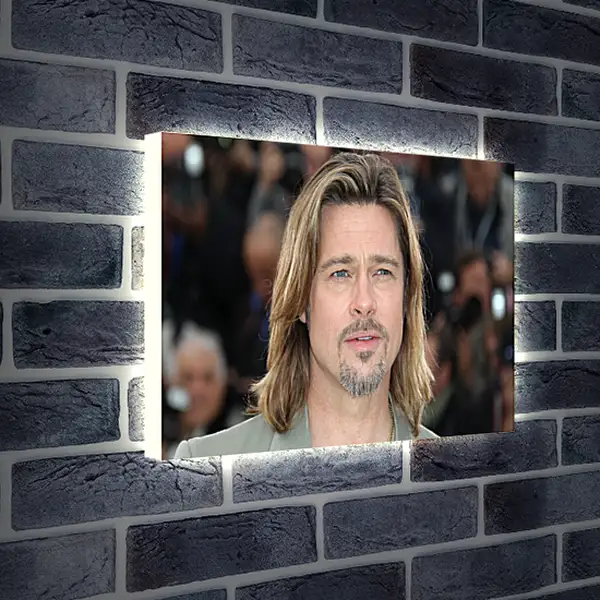 Лайтбокс световая панель - Брэд Питт. Brad Pitt