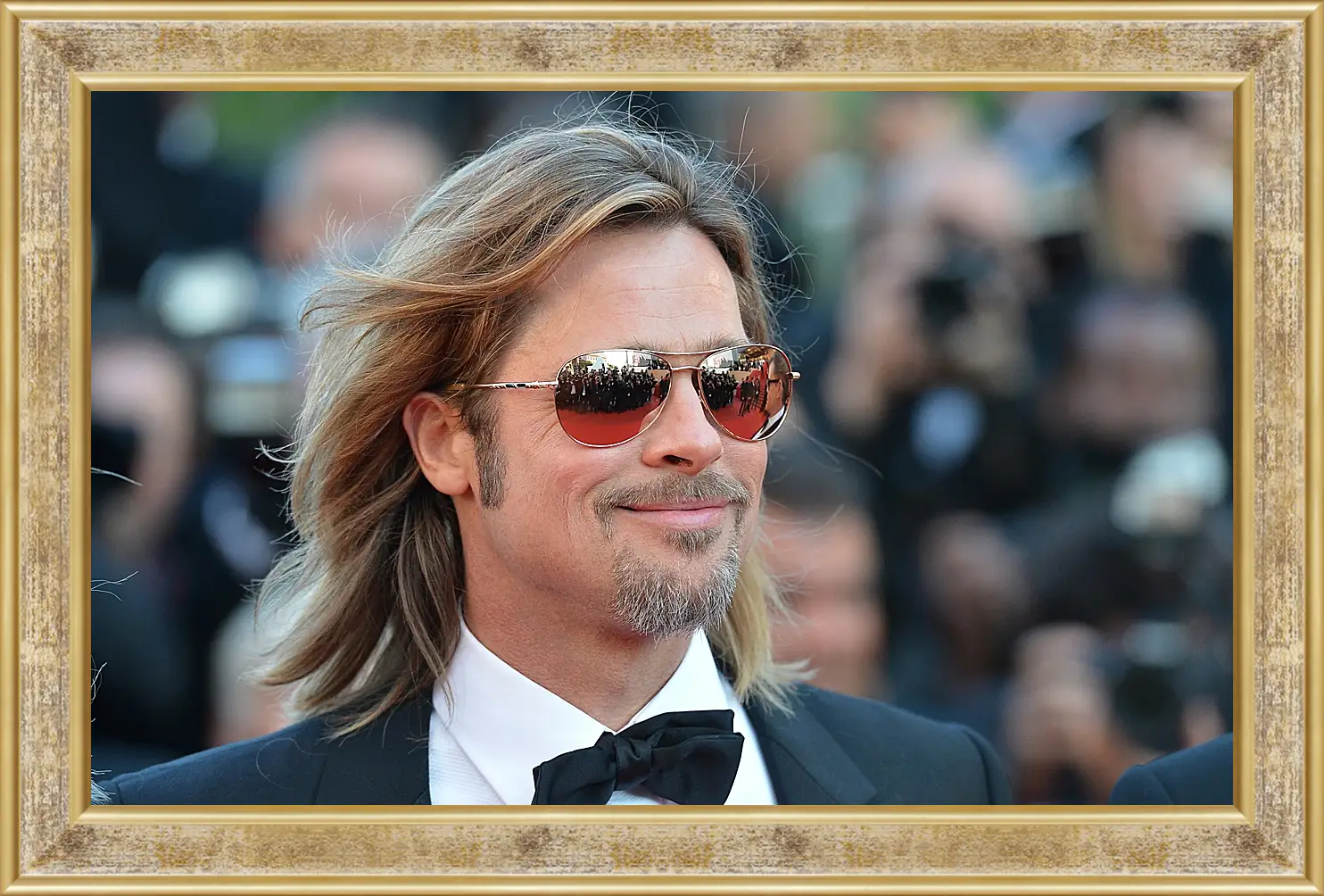 Картина в раме - Брэд Питт. Brad Pitt