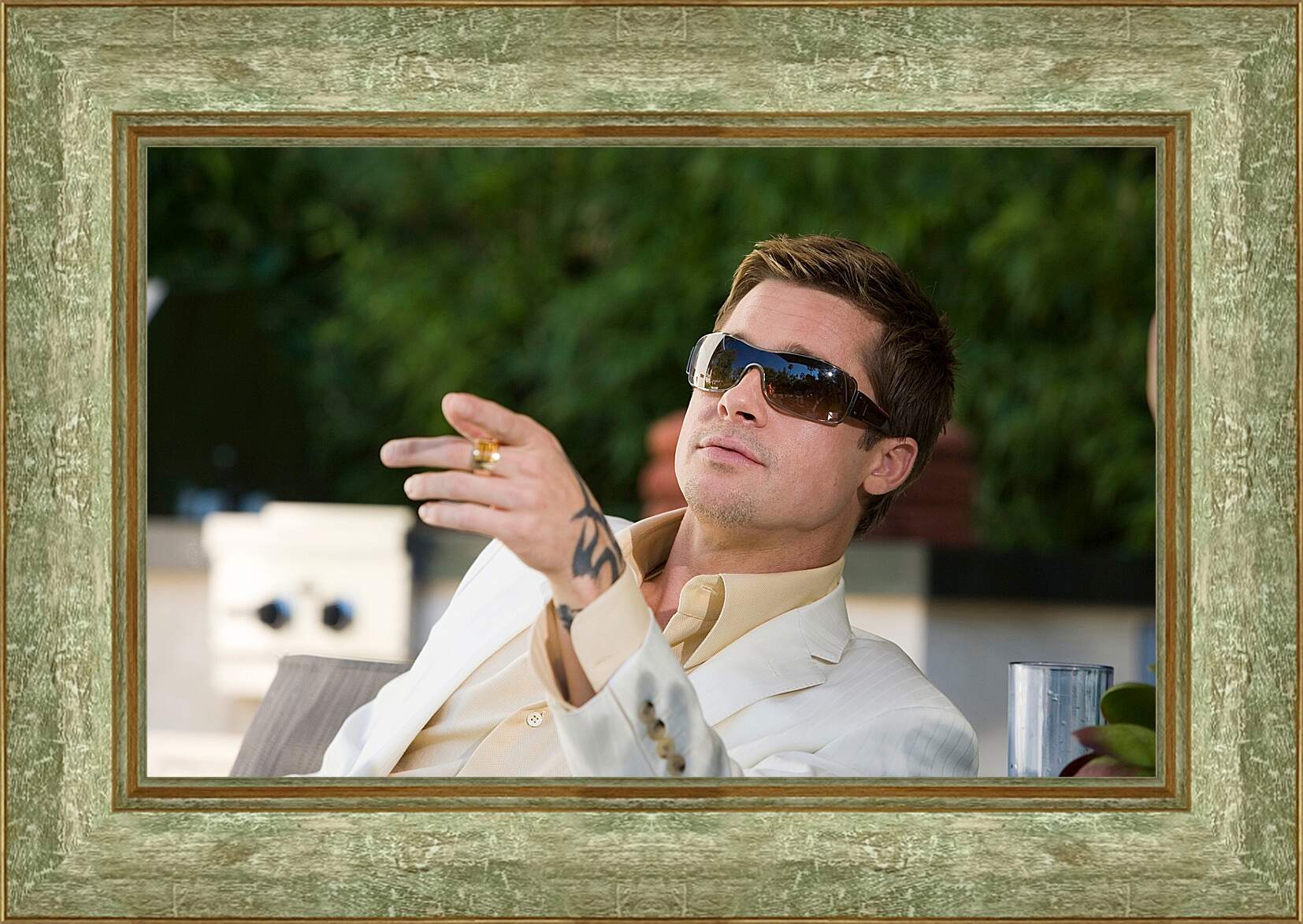 Картина в раме - Брэд Питт. Brad Pitt